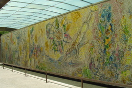 marc chagall at bankone plazza