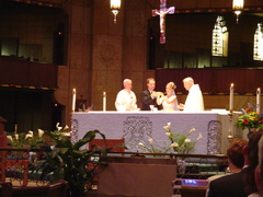 preparing communion