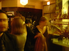 laren at the bar