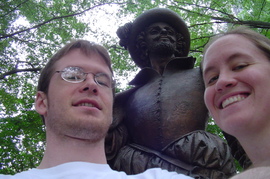 hanging out with sir walter raleigh by the capitol