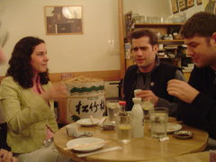 julie andy and john at top secret sushi