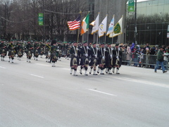 the lead of the parade