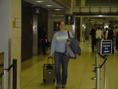 monica arrives in chicago