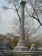 the grave of george pullman, in graceland cemetary