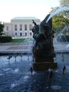 the fountain infront of rackham