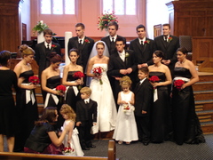 the wedding party
