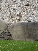 the fronting wall of newgrange