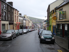 the view down the hill in dingle