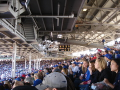 the crowd at the cubs vs pirates may 17th 2008