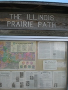 the illinois prairie path trailhead