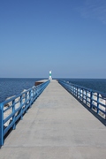 looking west down the pier