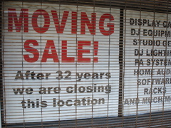 midwest stereo is moving off clark