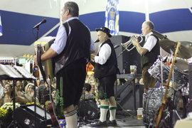 the oompah band rockin' out to johnny cash