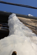 a forty foot column of ice