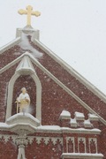 st. paul's on christian in the snow