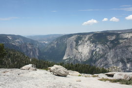 el capitan from the top of sentinel dome