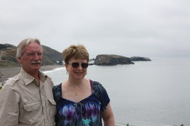 denis and ann by the pacific