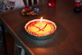 cherry hut cherry pie for caitlin's birthday