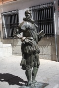 cervantes guarding a gate in toldeo