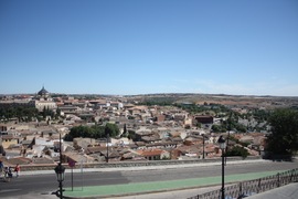 looking out over la mancha, from the hill in toledo