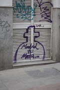 graffiti down the street, 
