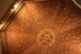a ceiling in casa el greco, which was not actually his house