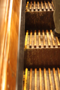 wooden escalators at macy's