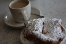 first stop: beignets and cafe au lait