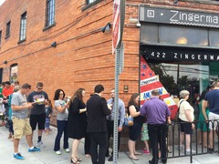 the line we avoided at zingerman's
