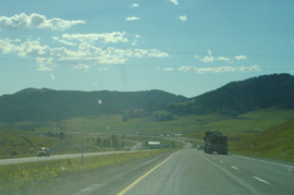 heading into the foothills